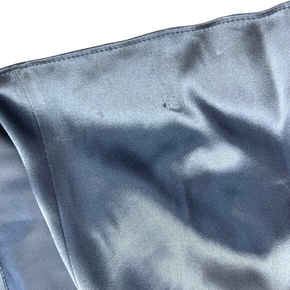 Halston Heritage High Neck Gown Open Back Gown in Gunmetal Gray Size 2 - Picture 11 of 15